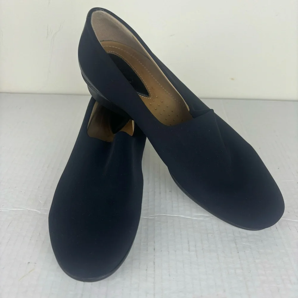 ECCO Fiona black stretch uppers comfort shoes-Woman’s 9-EUC